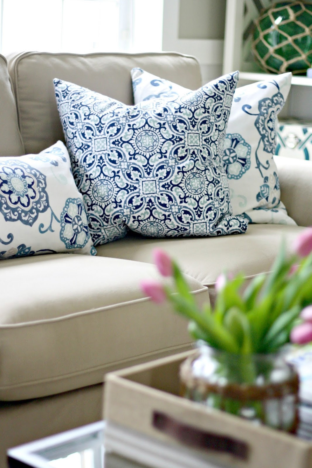 Best ideas about Living Room Pillows
. Save or Pin Living Room Redo from Thrifty Decor Chick Now.