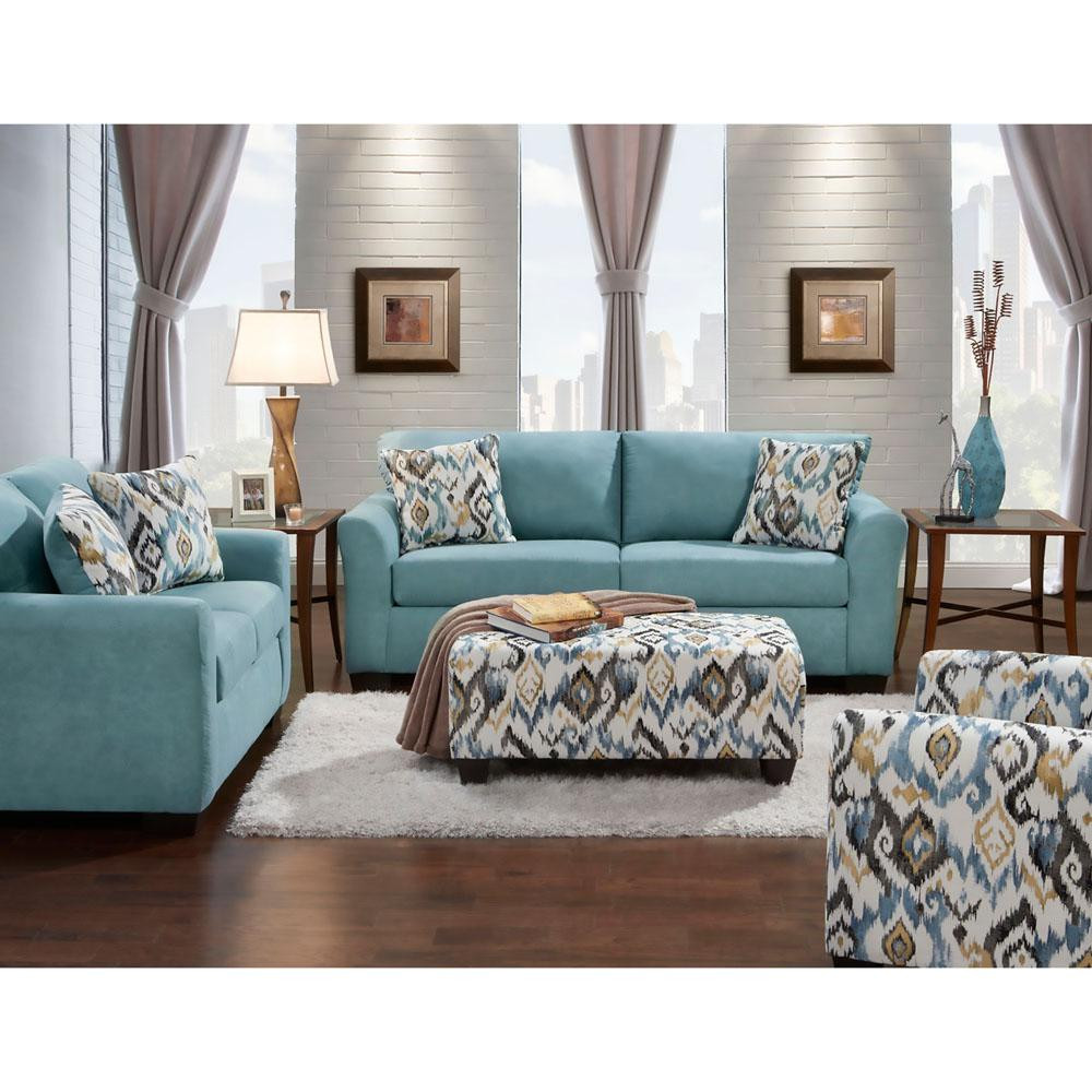 Best ideas about Living Room Set
. Save or Pin Carlisle 2 Piece Teal Sofa and Loveseat Set A2PC TEAL Now.