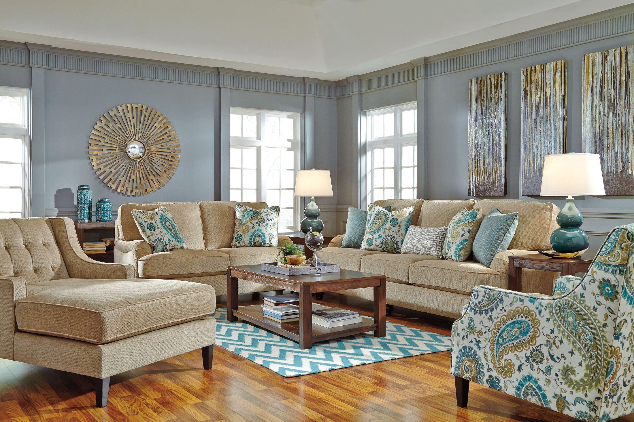 Best ideas about Living Room Set
. Save or Pin Lochian Bisque Living Room Set from Ashley Now.