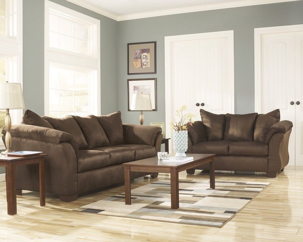 Best ideas about Living Room Sofa
. Save or Pin Luna Sofa LoveSeat Chair & Ottoman Casual Microfiber 4 Now.