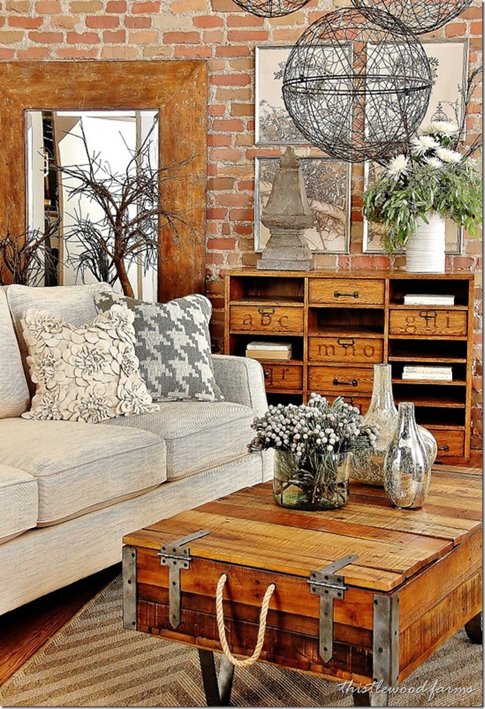 Best ideas about Living Room Table Decor
. Save or Pin Industrial Farmhouse Decorating Thistlewood Farm Now.