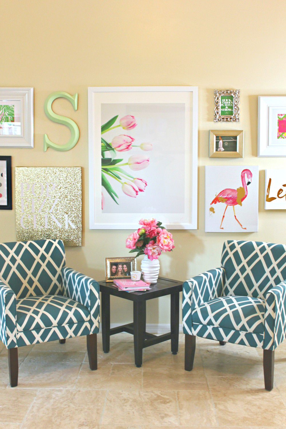 Best ideas about Living Room Wall Art
. Save or Pin Lilly Pulitzer Inspired Wall Art Collage Now.