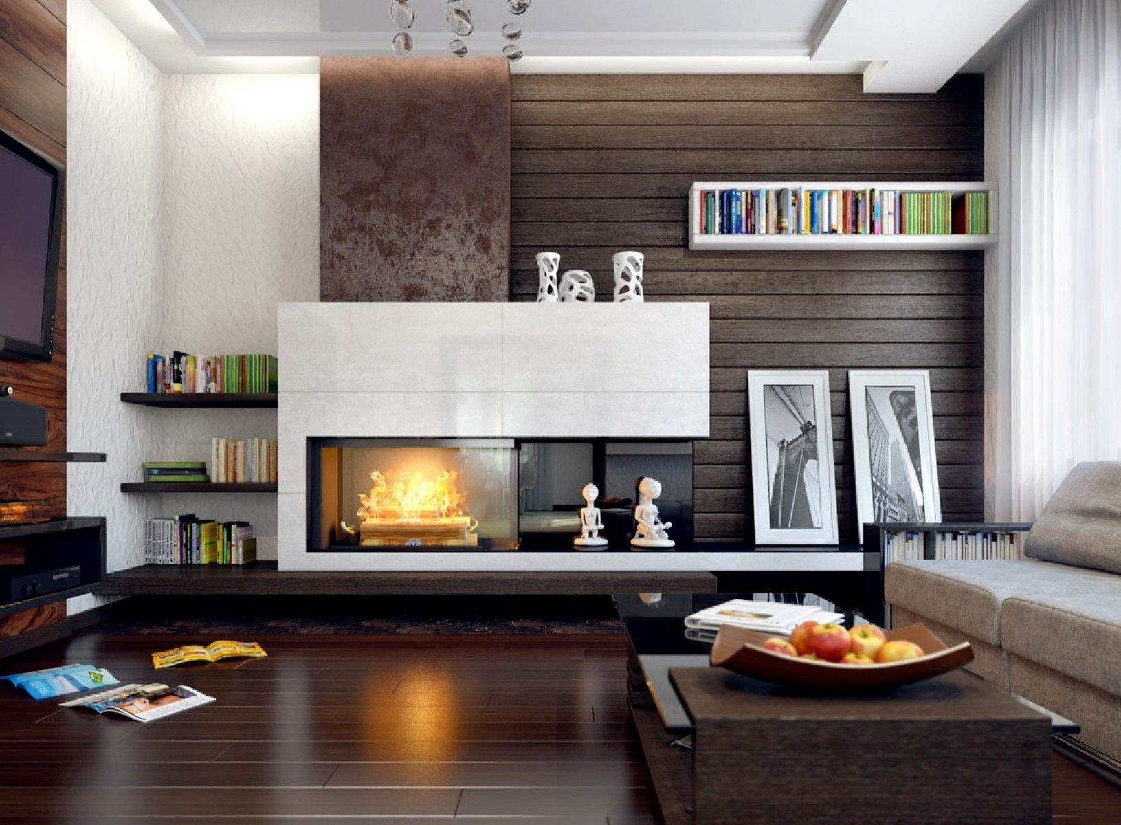Best ideas about Living Room With Fireplace
. Save or Pin Modern Fireplace Mantel Ideas Living Room Now.