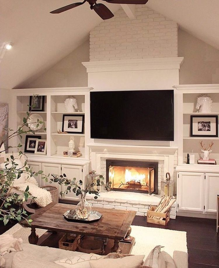 Best ideas about Living Room With Fireplace
. Save or Pin 20 Living Room with Fireplace That will Warm You All Now.