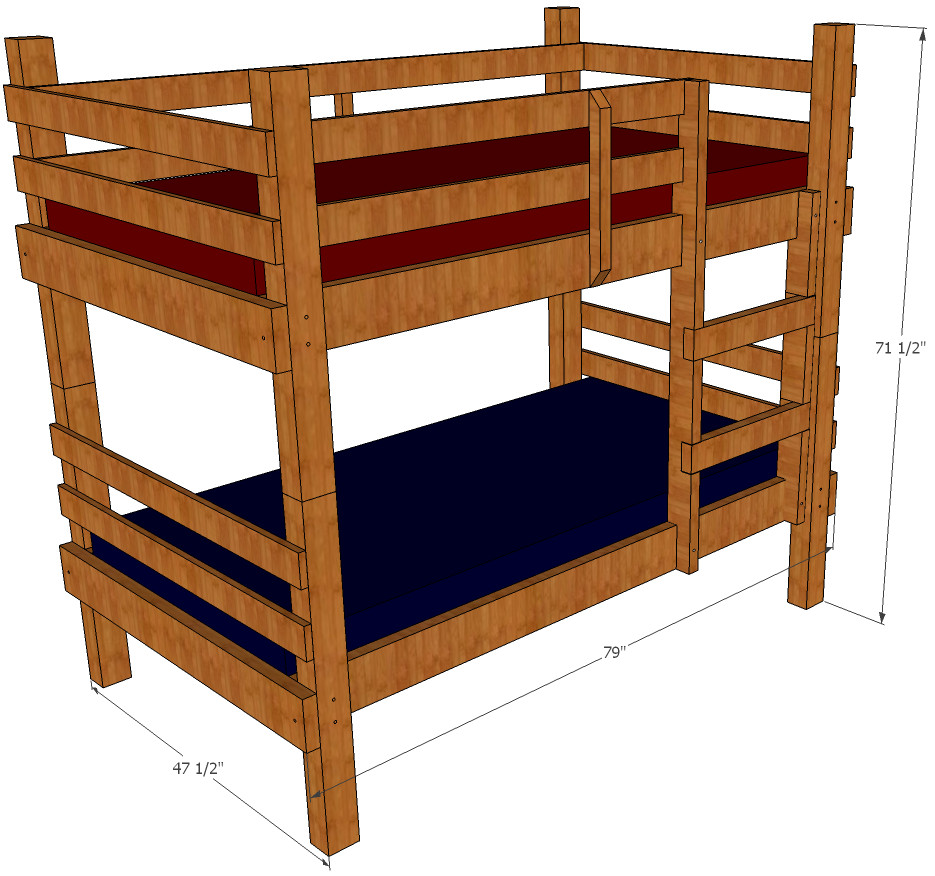 Best ideas about Loft Bed Plans DIY
. Save or Pin Bunk Bed Plans Now.