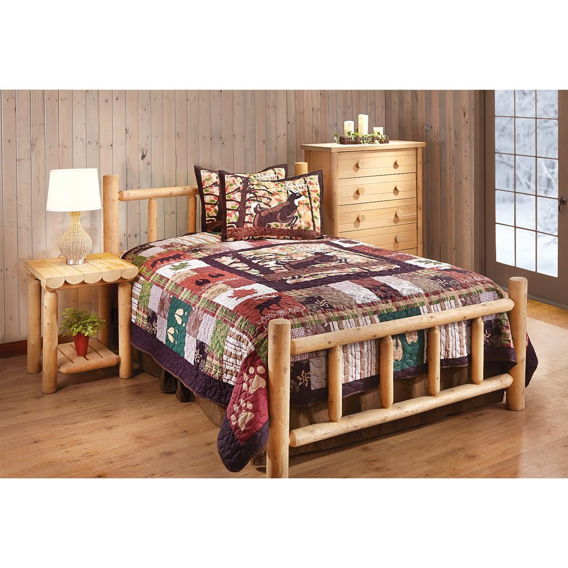 Best ideas about Log Bedroom Set
. Save or Pin CASTLECREEK Cedar Log Bed Full Bedroom Sets at Now.