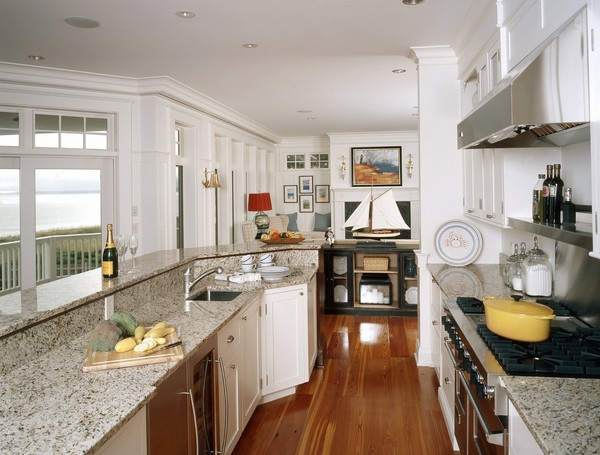 Best ideas about Long Narrow Kitchen Ideas
. Save or Pin Giallo Ornamental granite countertops add elegance in the Now.