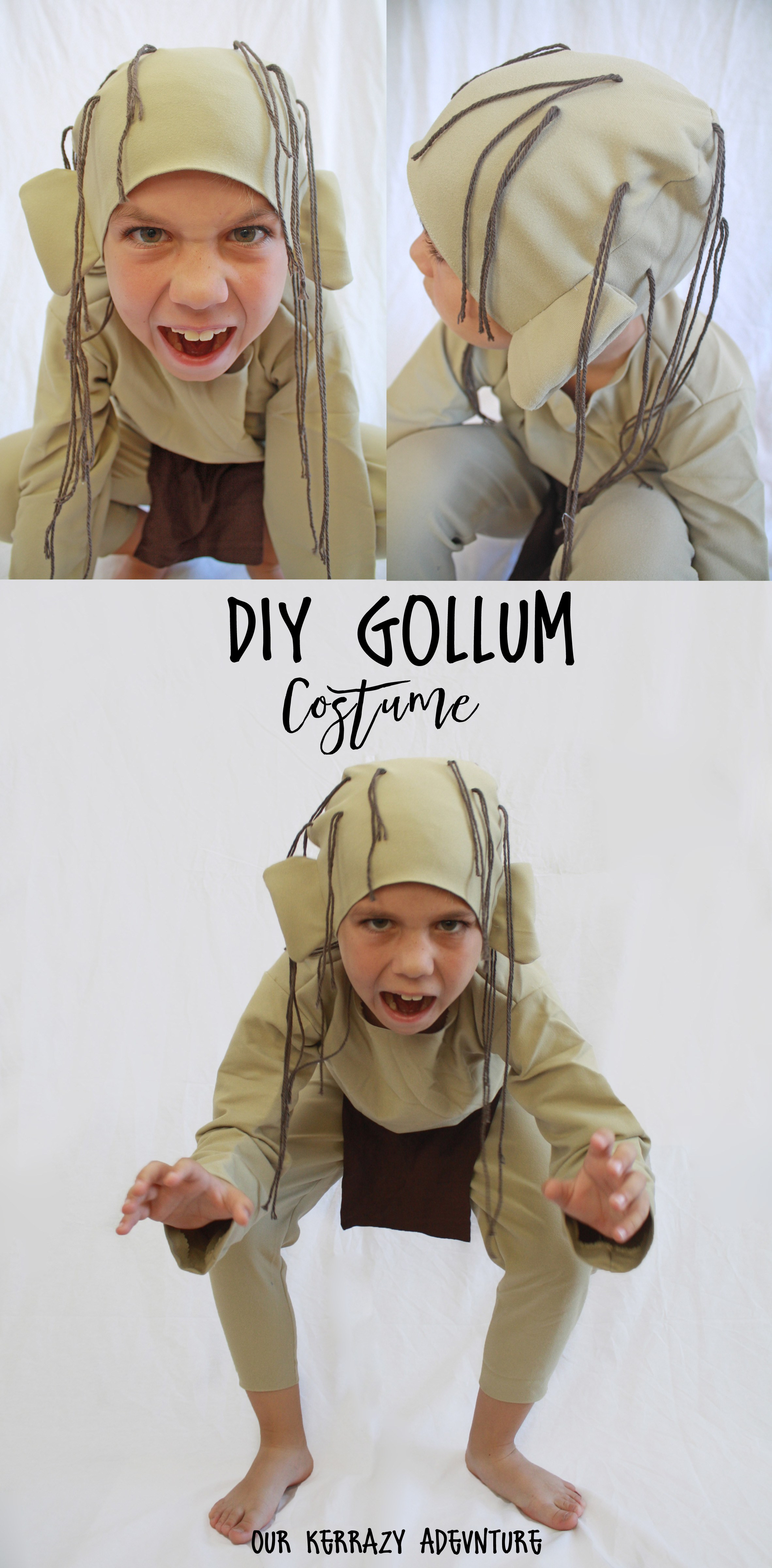 Best ideas about Lord Of The Rings Costumes DIY
. Save or Pin DIY Gollum Costume Tutorial Our Kerrazy Adventure Now.