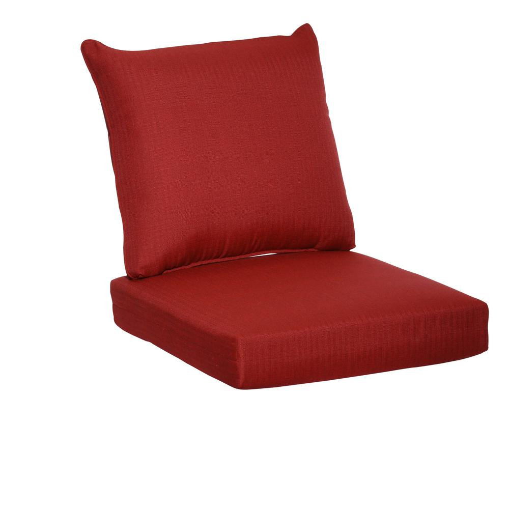 Best ideas about Lounge Chair Cushions
. Save or Pin Hampton Bay Chili Texture 2 Piece Deep Seating Outdoor Now.
