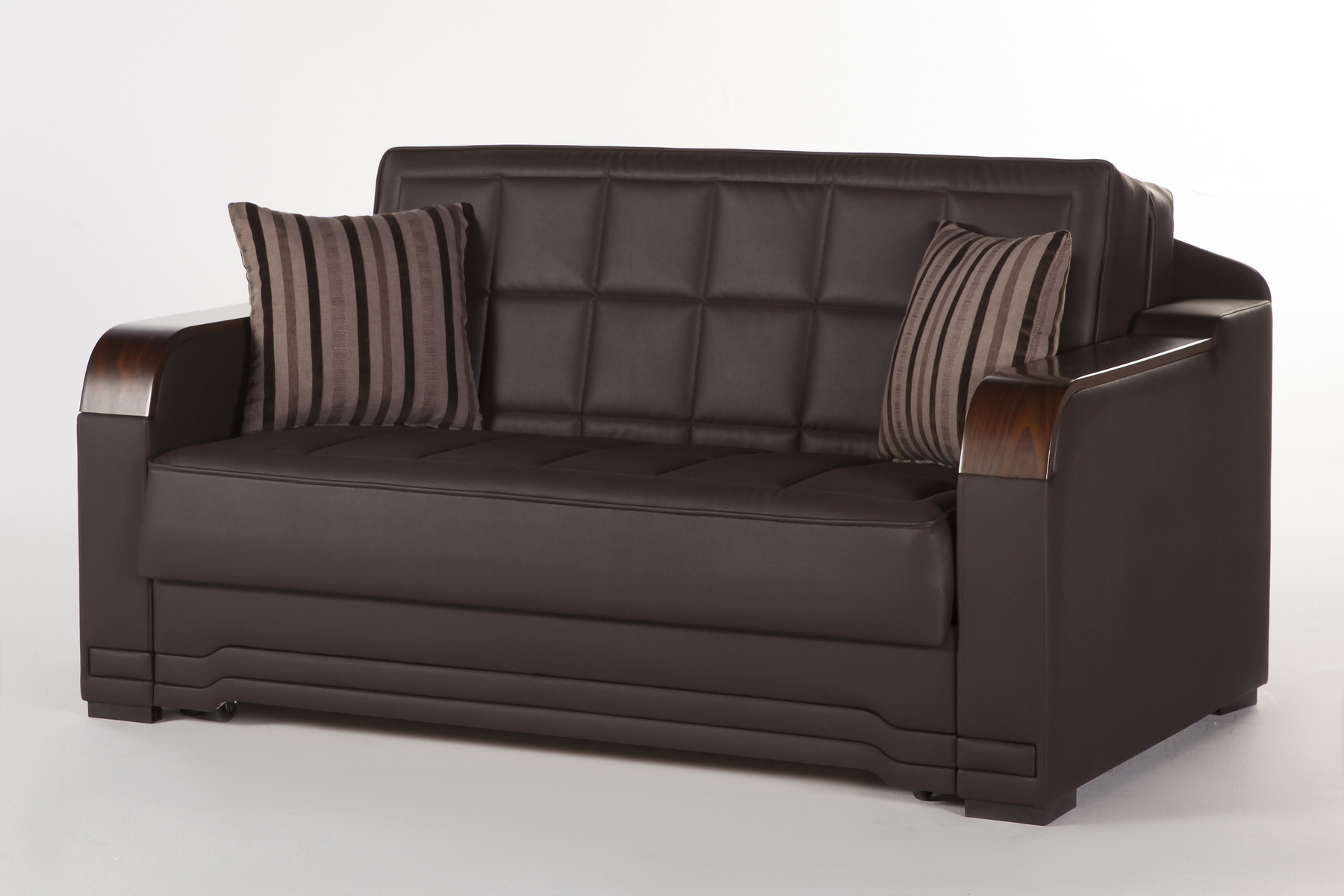 Best ideas about Love Seat Sofa Sleepers
. Save or Pin Willow Dark Brown Loveseat Sleeper by Sunset Now.