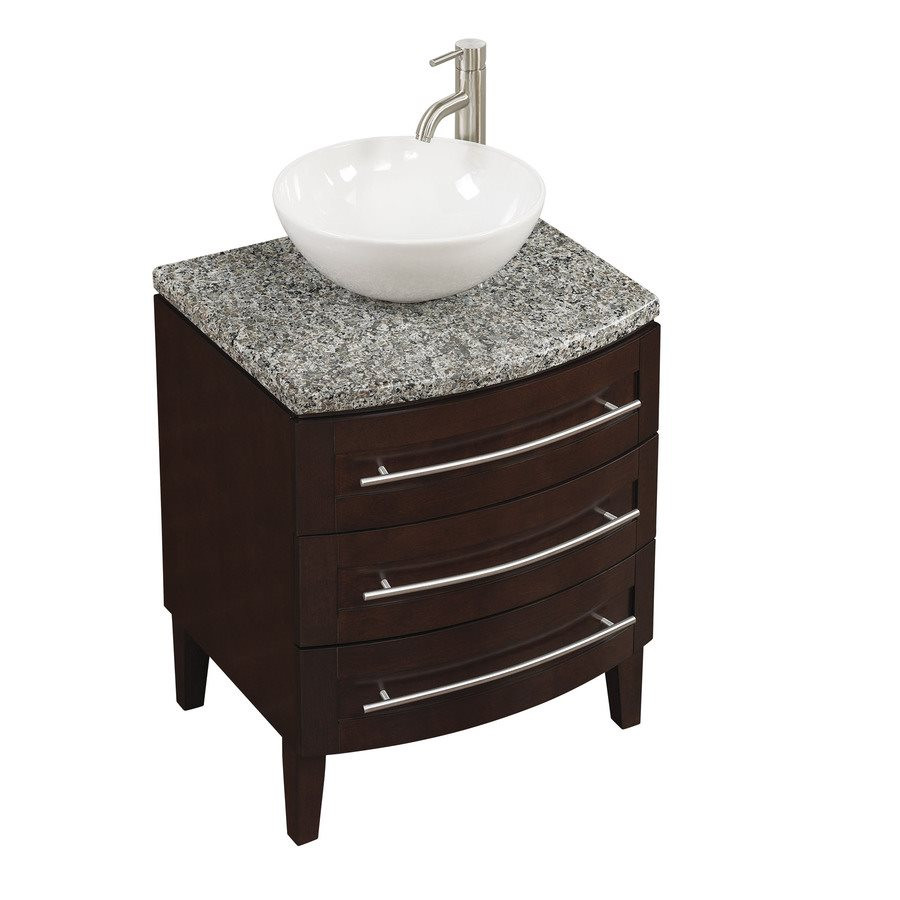 Best ideas about Lowes Bathroom Sinks
. Save or Pin Style Selections Flannery 24 in Chocolate Bathroom Vanity Now.