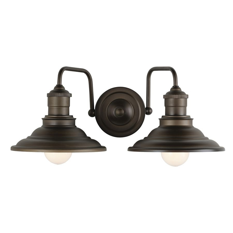 Best ideas about Lowes Bathroom Vanity Lights
. Save or Pin Shop allen roth 2 Light Hainsbrook Aged Bronze Bathroom Now.