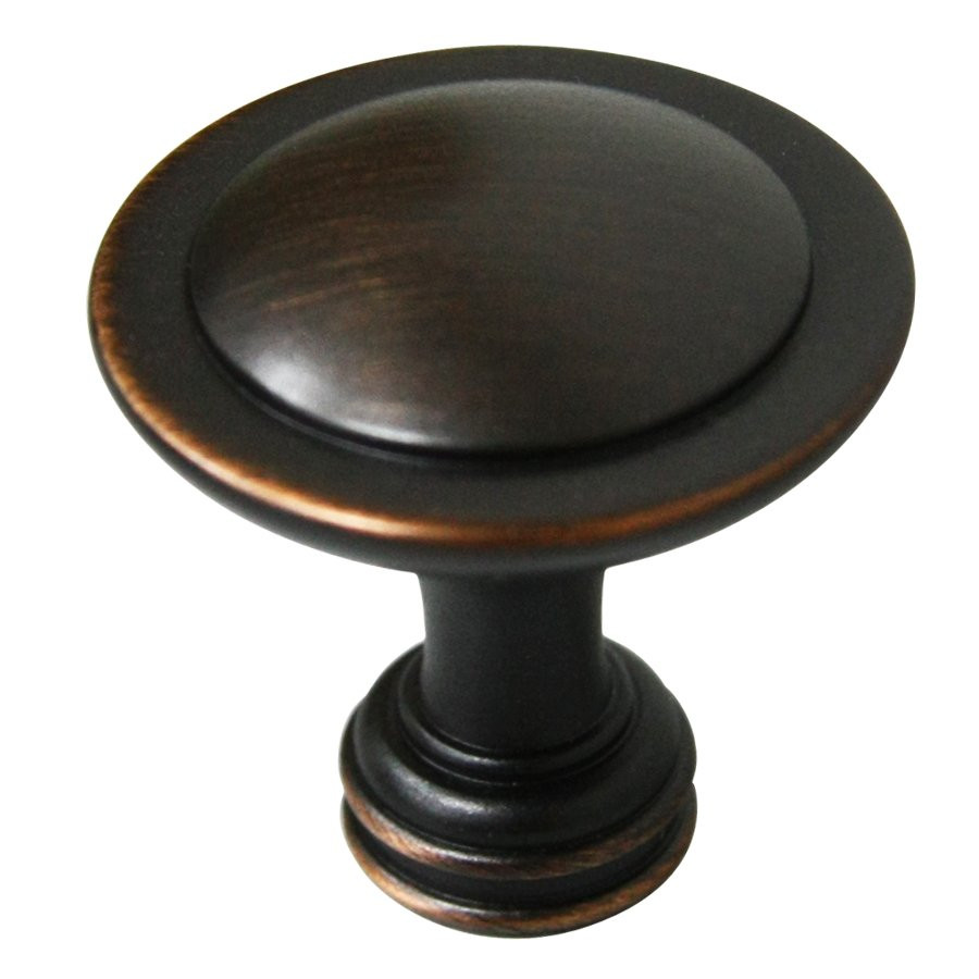 Best ideas about Lowes Cabinet Pulls
. Save or Pin allen roth Aged Bronze Round Cabinet Knob Now.
