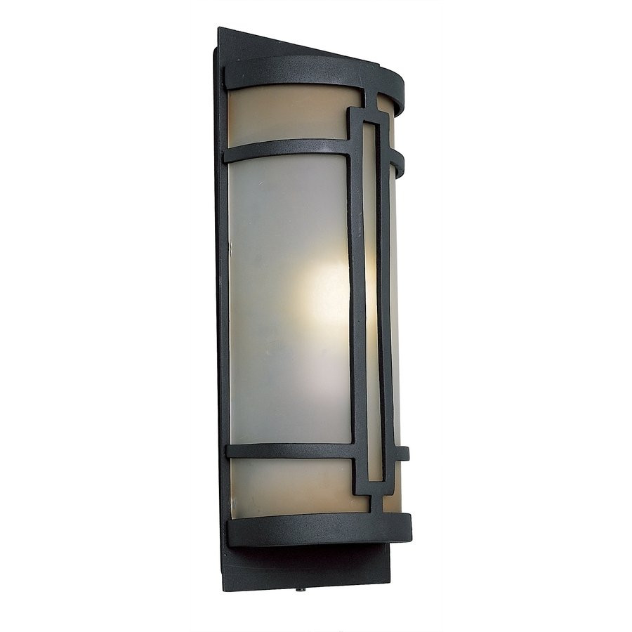 Best ideas about Lowes Exterior Lighting
. Save or Pin Portfolio 17 in H Black Outdoor Wall Light Now.