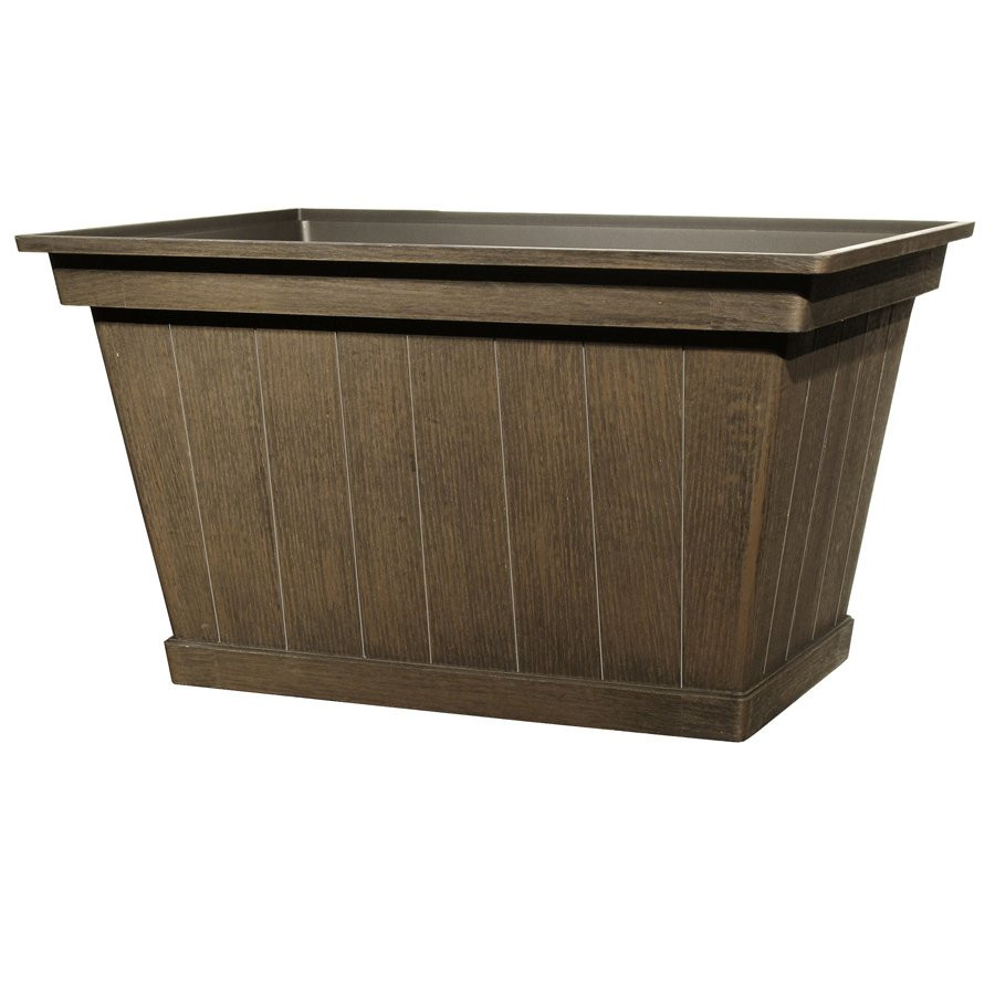 Best ideas about Lowes Outdoor Planters
. Save or Pin Rectangular Harvest Garden Planter Now.