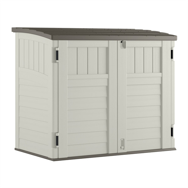 Best ideas about Lowes Outdoor Storage Cabinets
. Save or Pin Suncast Vanilla Resin Horizontal Storage Shed Now.