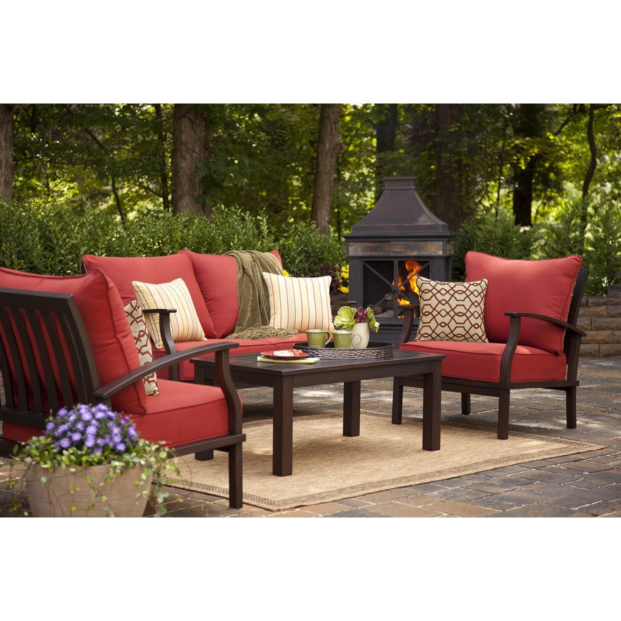Best ideas about Lowes Patio Furniture
. Save or Pin Patio Cozy Outdoor Furniture Design With Allen & Roth Now.