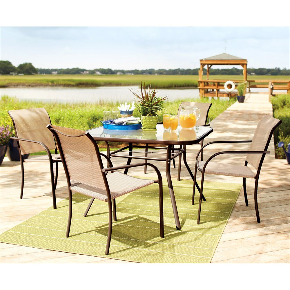 Best ideas about Lowes Patio Set
. Save or Pin Garden Treasures Ashville 5 Piece Dining Set Now.