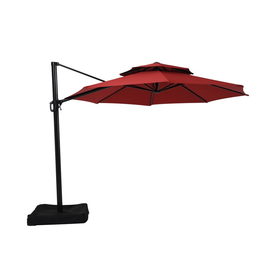 Best ideas about Lowes Patio Umbrella
. Save or Pin Garden Treasures 11 ft x 11 ft Red fset Octagon Patio Now.