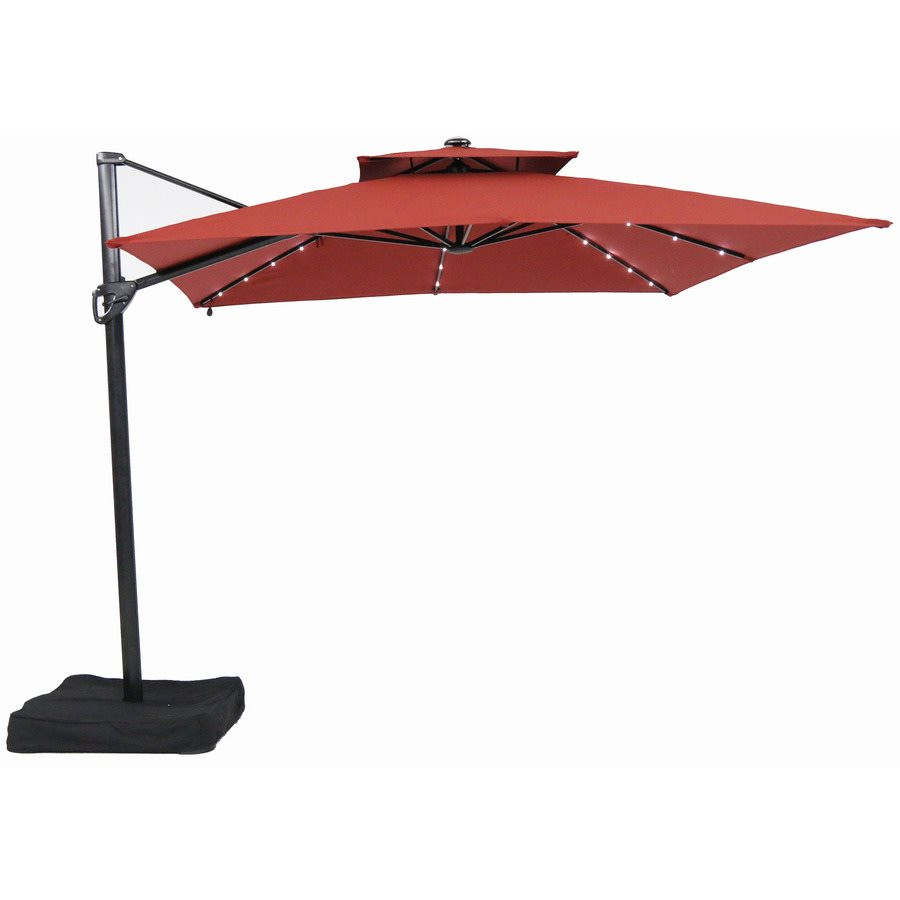 Best ideas about Lowes Patio Umbrella
. Save or Pin Garden Treasures 10 ft Square fset Umbrella with LEDs Now.