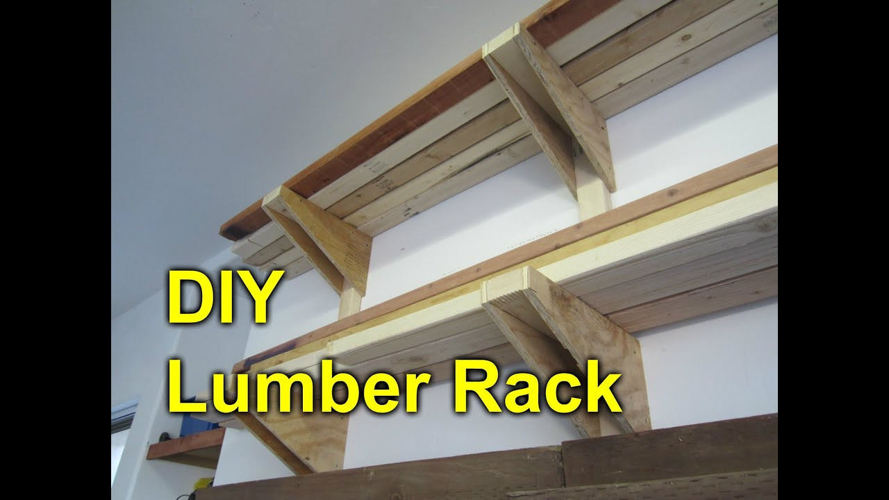 Best ideas about Lumber Storage Rack DIY
. Save or Pin Garage Lumber Rack Easy Cheap DIY Project Now.