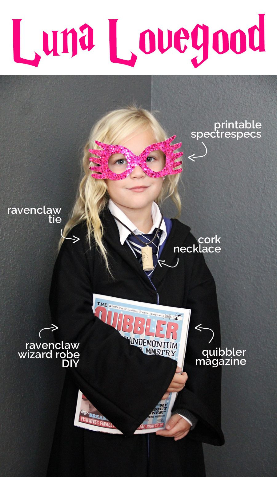 Best ideas about Luna Lovegood Costume DIY
. Save or Pin 3 Easy Last Minute Christmas Treats Now.