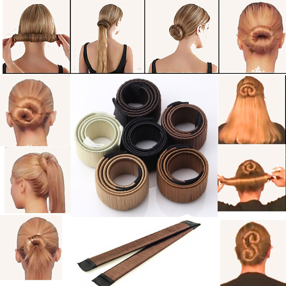 Best ideas about Magic DIY Hair Bun Maker
. Save or Pin Women Girl Hair Styling Donut Former Foam French Twist Now.
