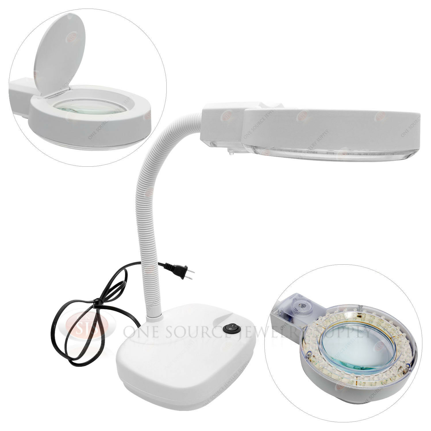 Best ideas about Magnify Desk Lamp
. Save or Pin 60 LED Illuminated Magnifying Glass Desk Lamp White Now.