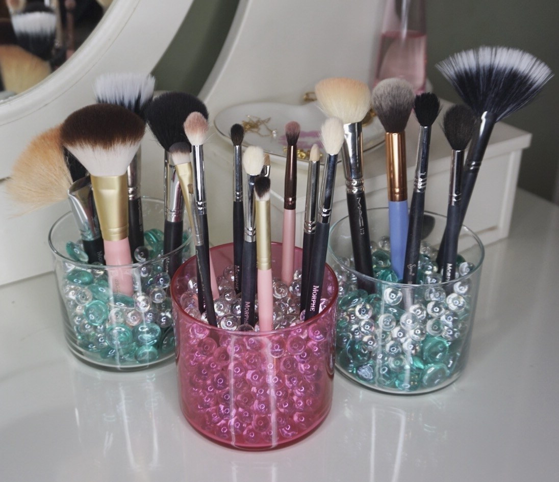 Best ideas about Makeup Brush Organizer DIY
. Save or Pin Easy DIY Makeup Brush Holders Using Old Candle Jars Now.