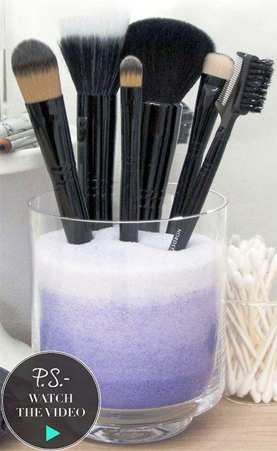 Best ideas about Makeup Brush Organizer DIY
. Save or Pin 64 best images about MAKEUP Brush Holder DIY on Pinterest Now.