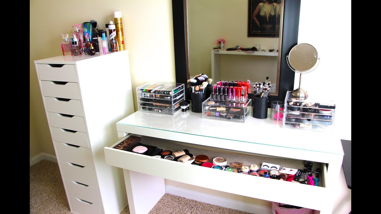 Best ideas about Makeup Storage Ideas Ikea
. Save or Pin Makeup Collection & Storage UPDATED Casey Holmes Now.