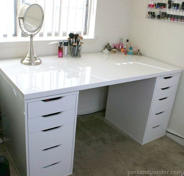 Best ideas about Makeup Storage Ideas Ikea
. Save or Pin 7 IKEA Inspired DIY Makeup Storage Ideas Now.