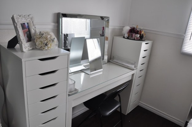 Best ideas about Makeup Storage Ideas Ikea
. Save or Pin 7 IKEA Inspired DIY Makeup Storage Ideas Now.