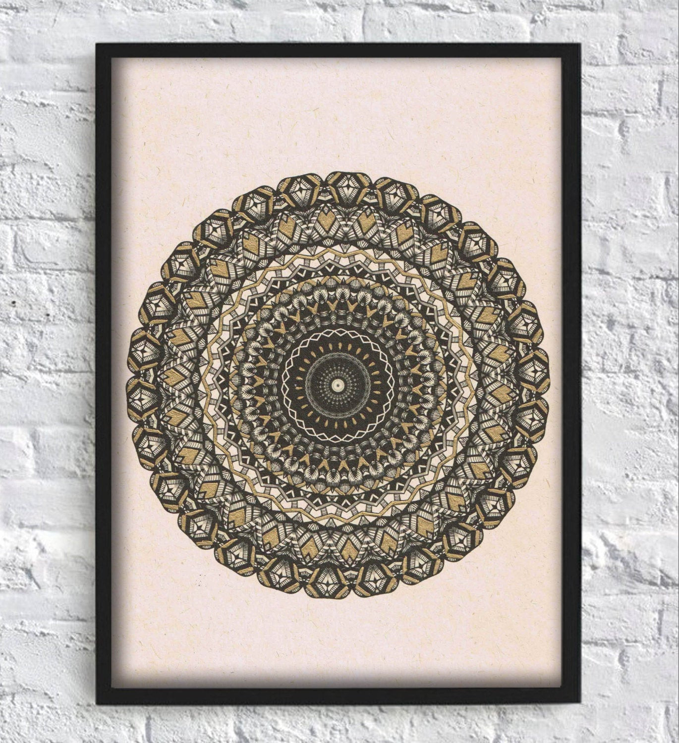 Best ideas about Mandala Wall Art
. Save or Pin Black and Gold Mandala Illustration Mandala Wall Art Mandala Now.