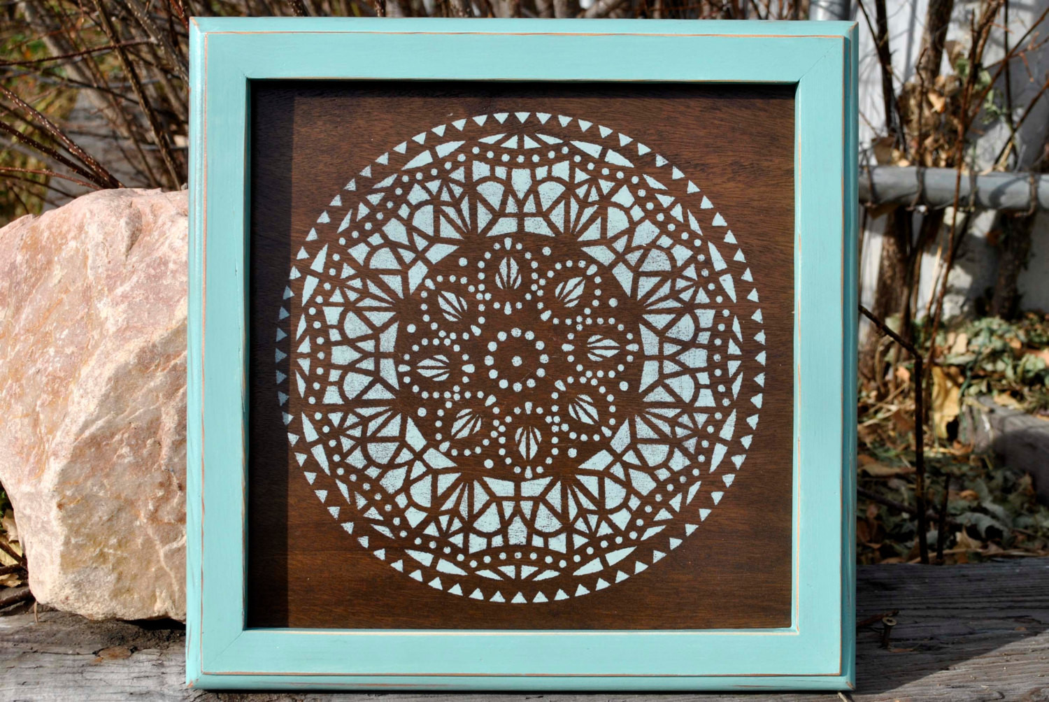 Best ideas about Mandala Wall Art
. Save or Pin Rustic wall decor Mandala home decor HD113 Now.