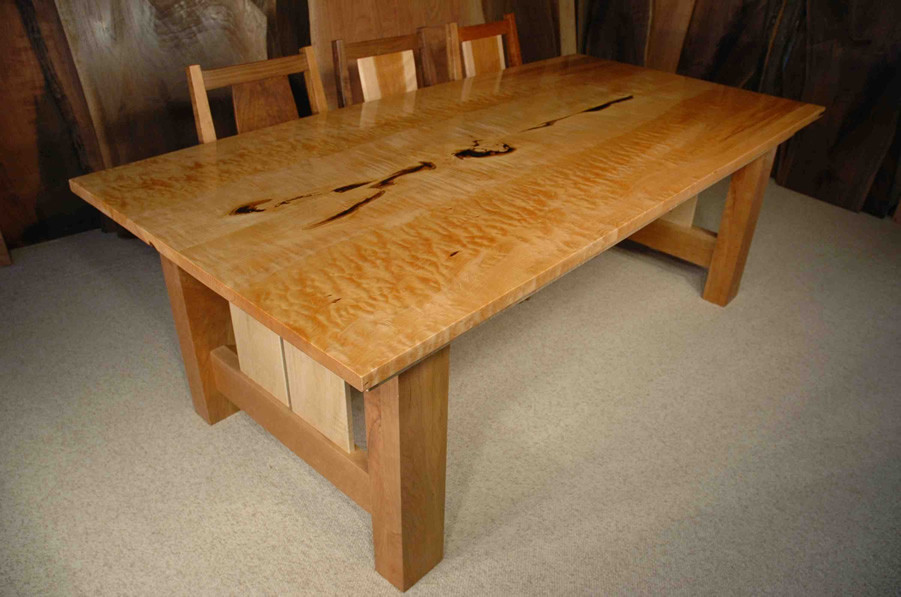 Best ideas about Maple Dining Table
. Save or Pin 7 Custom Quilted Maple Dining Table Dumond s Custom Now.