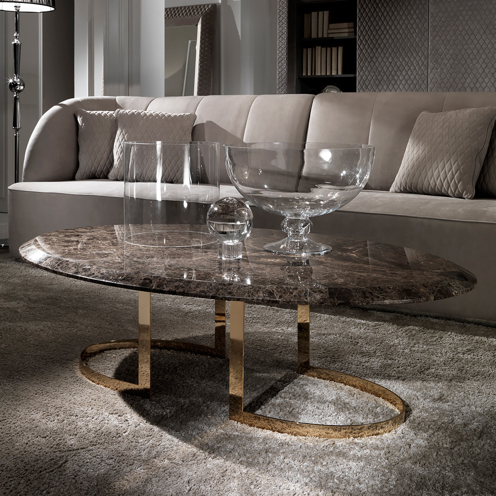 Best ideas about Marble Coffee Table
. Save or Pin Modern 24 Carat Gold Oval Marble Coffee Table Now.