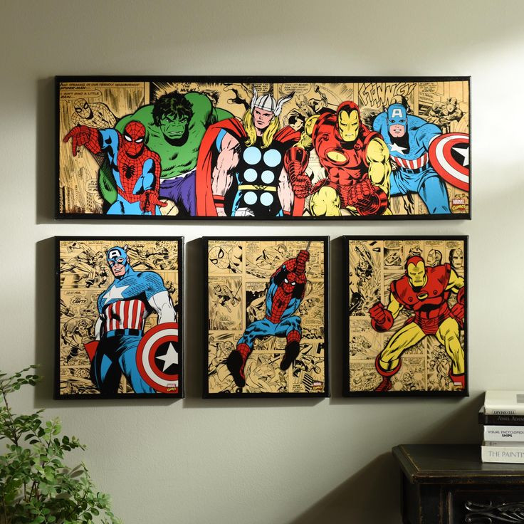 Best ideas about Marvel Wall Art
. Save or Pin Marvel Superheroes Canvas Art Prints Set of 4 Now.