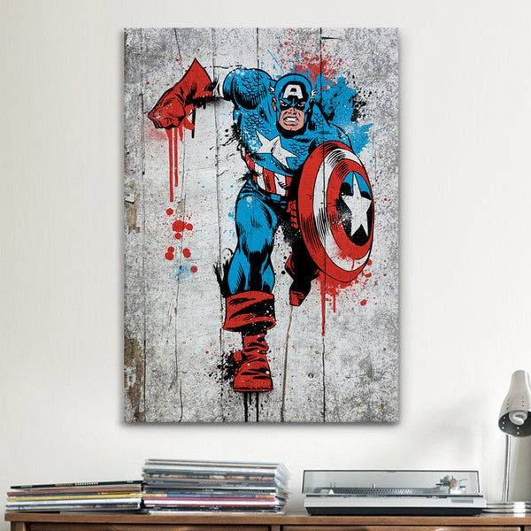Best ideas about Marvel Wall Art
. Save or Pin Shop iCanvas Marvel ic Book Captain America Spray Now.