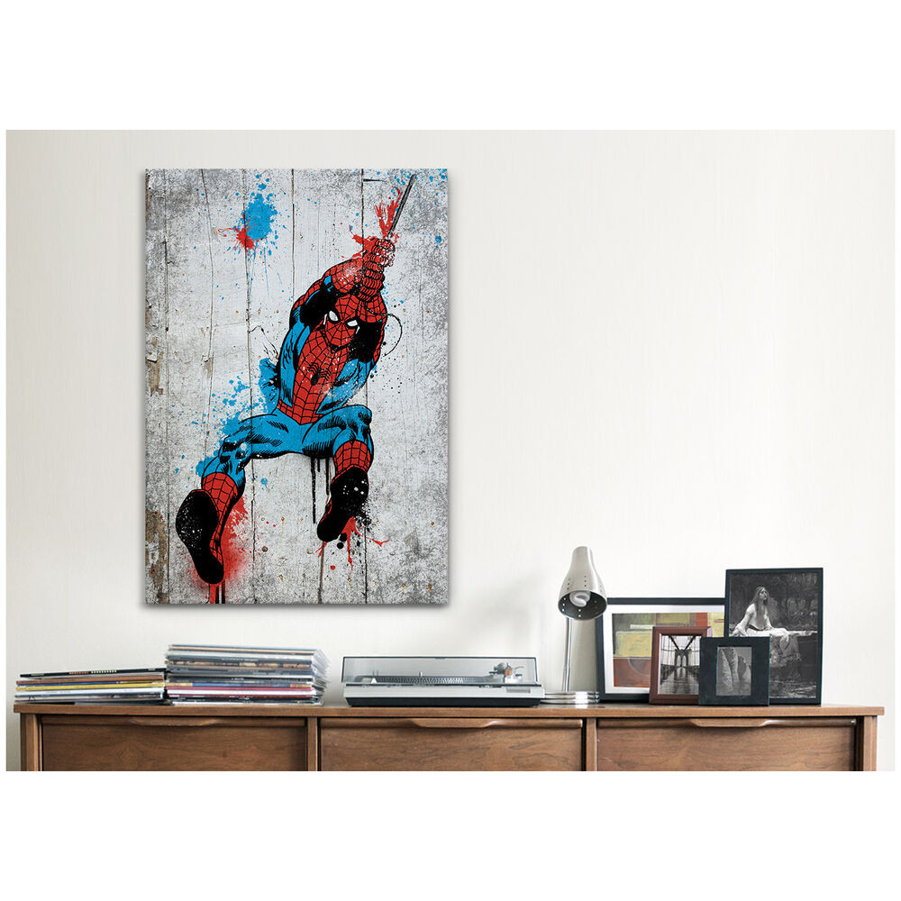 Best ideas about Marvel Wall Art
. Save or Pin iCanvas Marvel ic Book Spider Man Spray Paint Canvas Now.