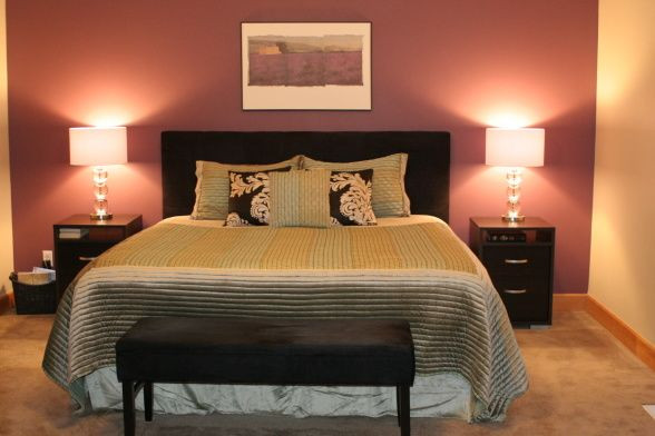 Best ideas about Master Bedroom Accent Wall
. Save or Pin master bedroom deep purple accent wall Now.