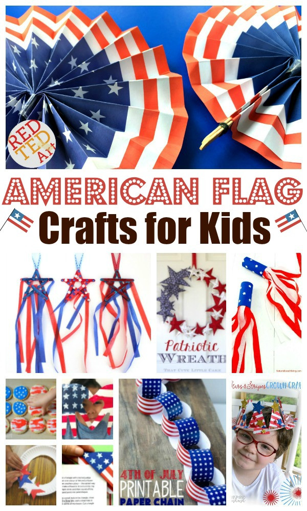 Best ideas about Memorial Day Craft Ideas For Adults
. Save or Pin 19 Great American Flag Crafts for Kids Red Ted Art Now.