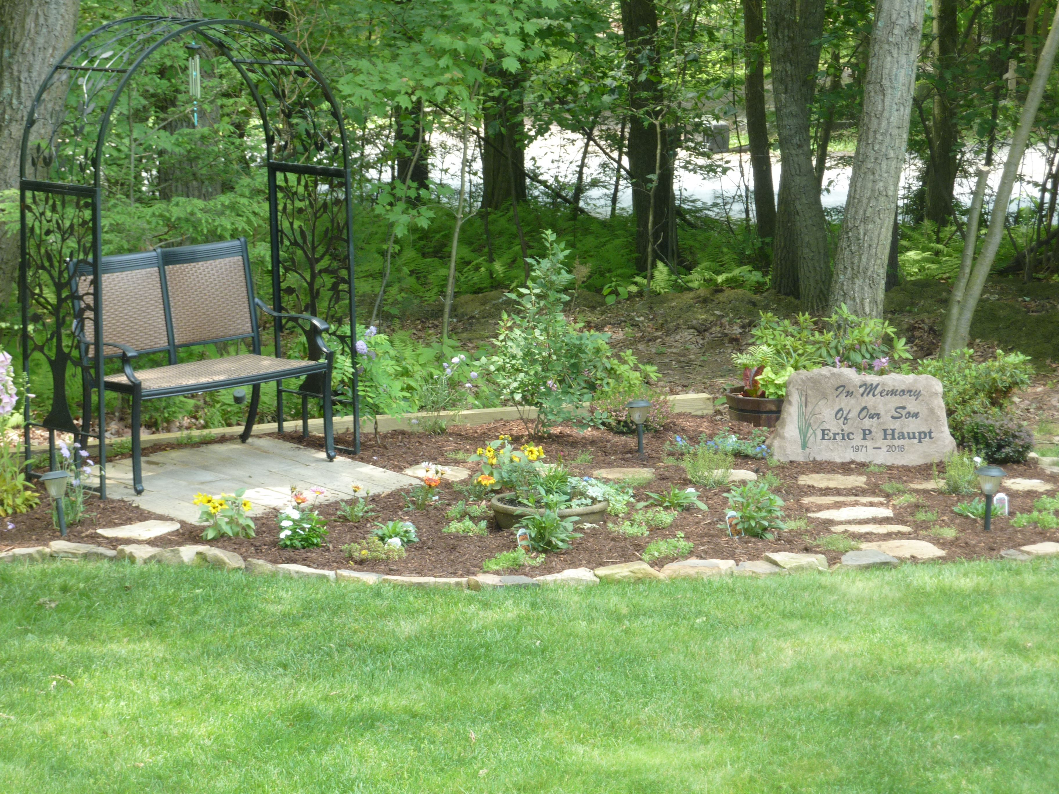 Best ideas about Memorial Garden Ideas
. Save or Pin Our memorial garden for our son featuring a custom made Now.