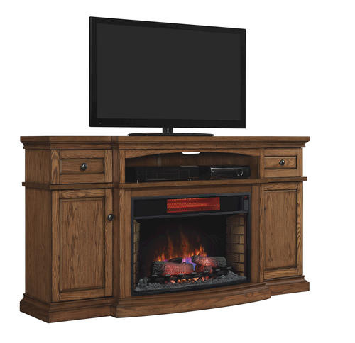 Best ideas about Menards Fireplace Tv Stands
. Save or Pin 72" Midway Infrared Media Mantel in Premium Oak at Menards Now.