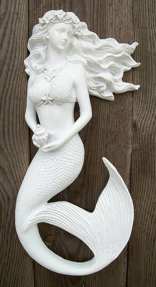 Best ideas about Mermaid Wall Art
. Save or Pin 14 5" Flowing Hair Mermaid Wall Art Sculpture Nautical Now.