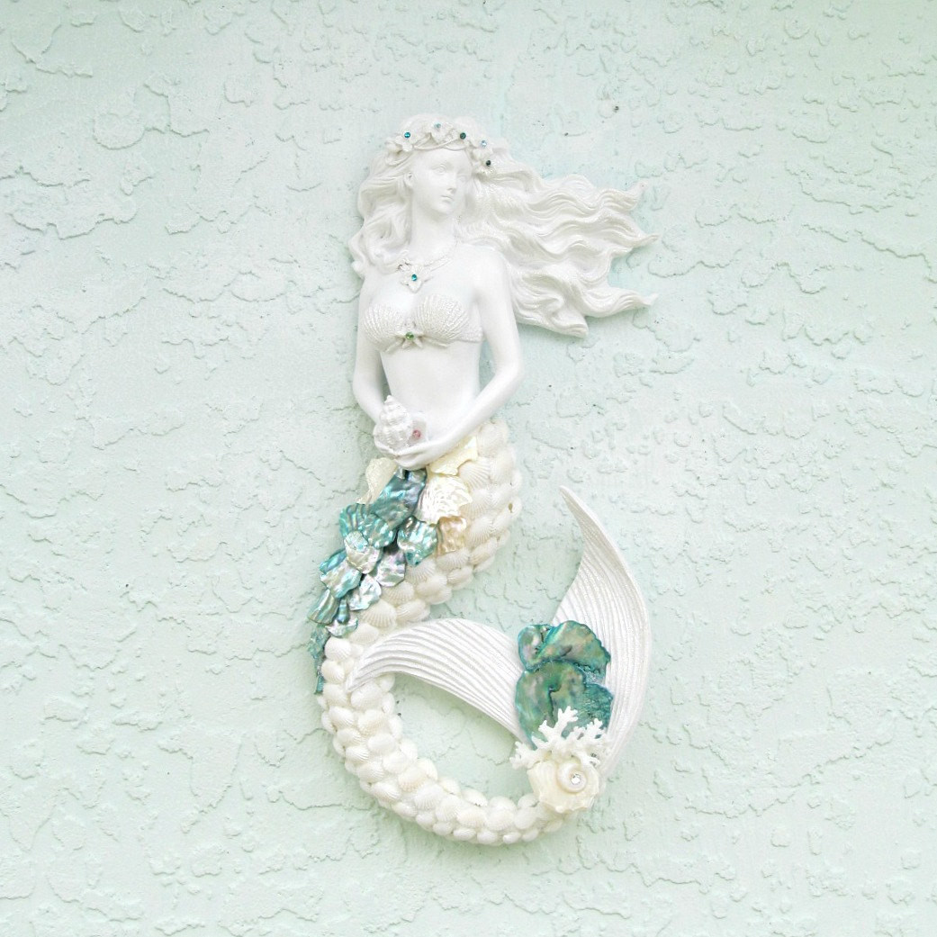 Best ideas about Mermaid Wall Art
. Save or Pin Mermaid Wall Art Mermaid Seashell Sculpture Mermaid Figurine Now.