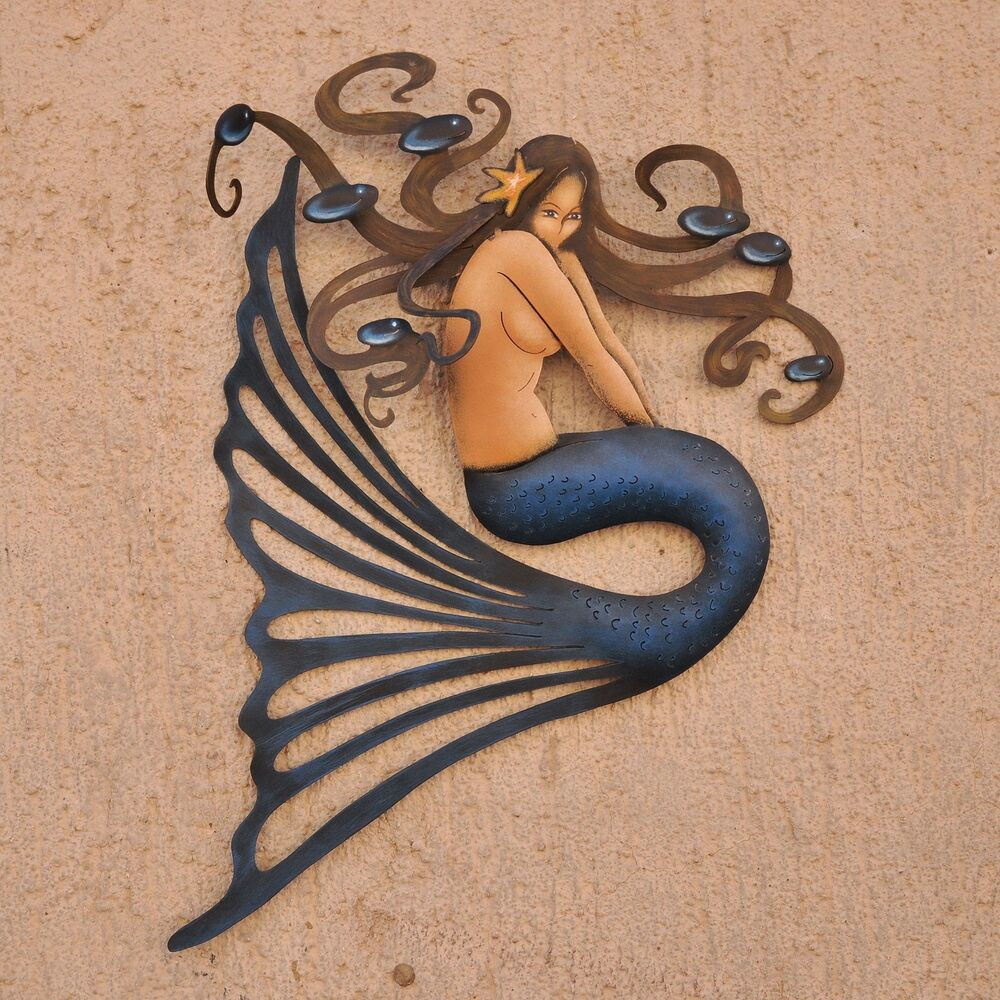 Best ideas about Mermaid Wall Art
. Save or Pin Mermaid Wall Decor Metal Garden Art Sculpture Home Patio Now.