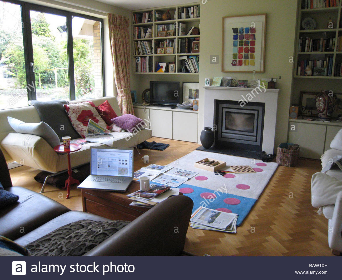 Best ideas about Messy Living Room
. Save or Pin messy family living room Stock Alamy Now.