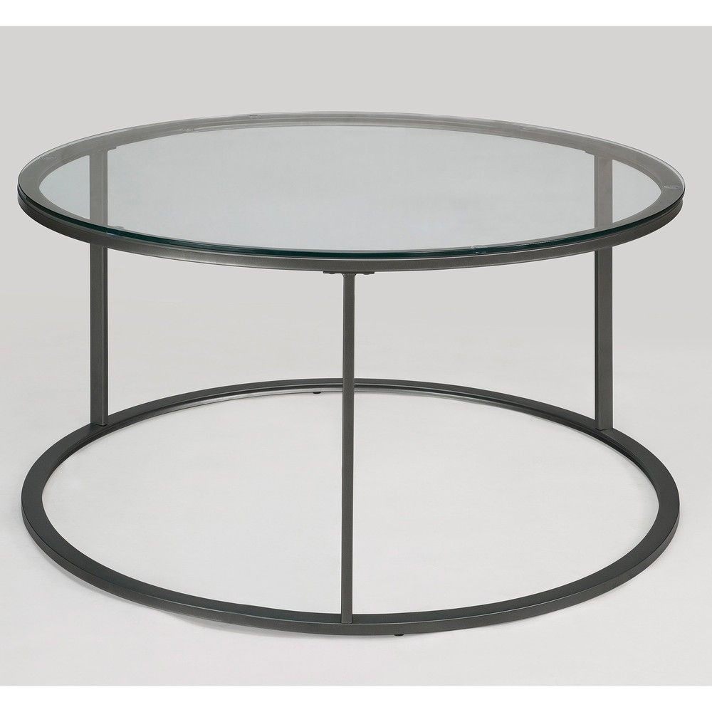Best ideas about Metal And Glass Coffee Table
. Save or Pin Round Glass Top Metal Coffee Table by I Love Living Now.