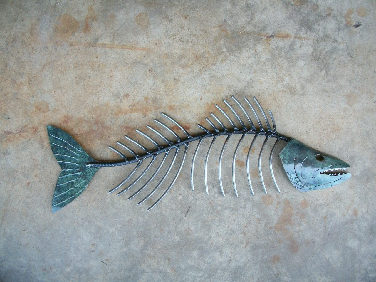 Best ideas about Metal Fish Wall Art
. Save or Pin Walleye Bone metal fish wall sculpture Now.